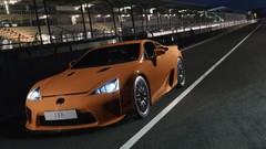 Lexus lfa orange cars Nürburgring