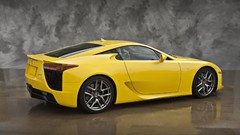 Lexus lfa yellow cars
