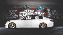 Lexus side view white cars