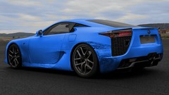 Lexus supercar lexus lfa exotic car blue cars