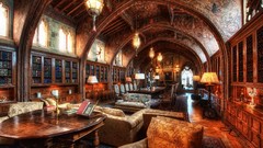 Library HDR Photography