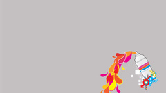 Life is colorful abstract