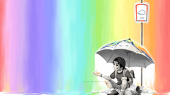 Life rainbow like high pouring Resolution hakumo