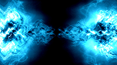 Light abstract blue smoke