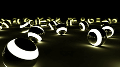 Light abstract cgi balls