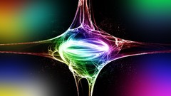 Light abstract multicolor digital art