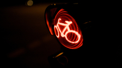 Light bike roads street