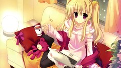 Light blondes snow couch