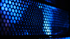 Light blue grid endless