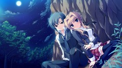 Light brunettes clouds night