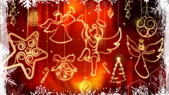 Light Christmas ornaments decorations