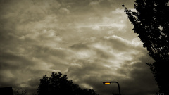 Light clouds streets skyscapes