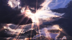 Light clouds sun skyscapes