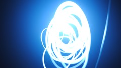 Light doors glowing light trails