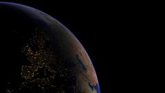 Light Europe globes Maps