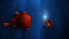 Light fish Deep Sea
