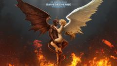 Light for angel demon and looking some