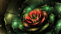 Light Fractals abstract raw digital art Fractale