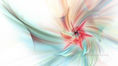 Light Fractals abstract spiral raw digital art Fractale