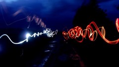 Light graffiti runaway lighters