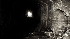 Light horror creepy dark