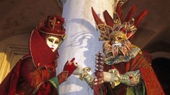 Light morning palace Italy shadows artwork Venetian masks