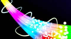 Light multicolor rainbows