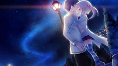 Light night kissing thigh