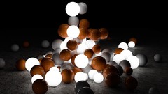Light orange illumination cinema 4d