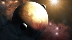 Light outer space planets