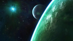 Light outer space Stars