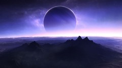 Light planets outer space