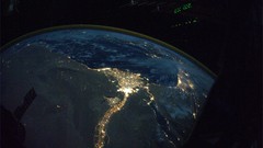 Light planets world map