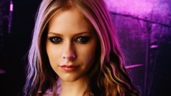 Light purple woman Avril Lavigne singers