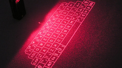 Light red keyboards