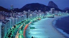 Light Rio de Janeiro Brazil Beaches cityscapes