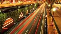 Light roads cityscapes