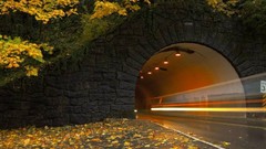 Light roads light trails tunnels