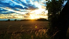 Light sunset Landscapes HDR