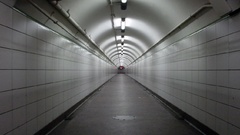 Light white tunnel deep