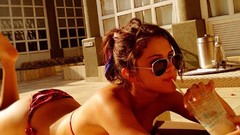 Light woman ass glasses milk Selena Gomez brunettes sideboobs 
