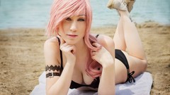 Light woman Beaches Claire Farron