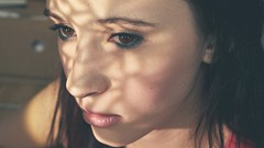 Light woman brown eyes brunettes