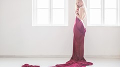 Light woman Princess blondes