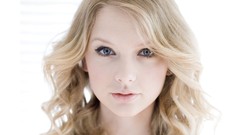 Light woman white background faces blondes taylor swift