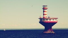 lighthouse Sea building sky outdoors