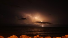 Lightning Above Sea stormy