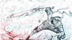 Lightning destruction Manga Swords naruto shippuden kakashi 