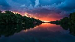 Lightning lakes forests The River