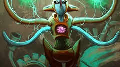 Lightning Pokemon artwork digital art Magnemite Deoxys magnets 